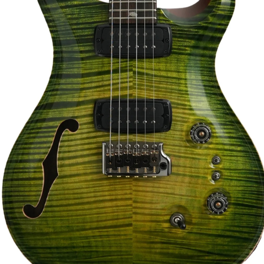 PRS Private Stock #11603 Custom 24-08 Semi-Hollow Electric Guitar - Rainforest Glow - Image 8