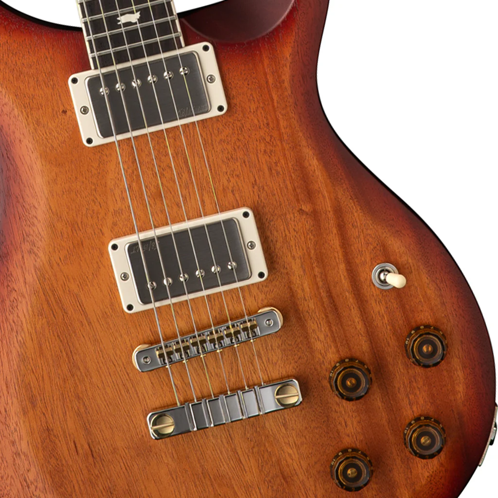 PRS S2 McCarty 594 Thinline Standard Satin Electric Guitar - Dark Cherry Sunburst - Image 7