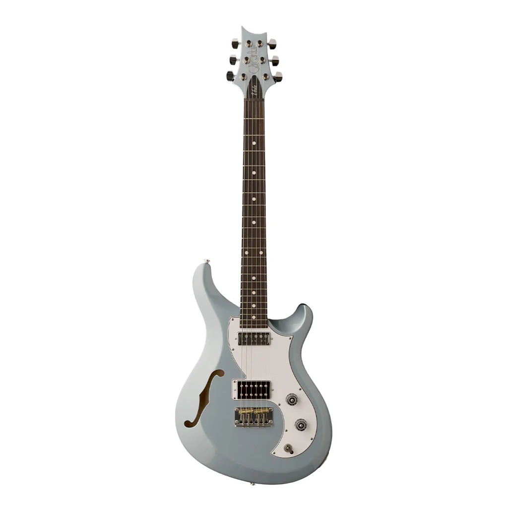 PRS S2 Vela Semi-Hollow - Frost Blue Metallic - Dot Inlay - Image 2