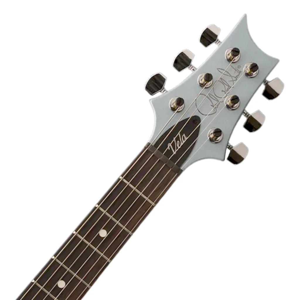PRS S2 Vela Semi-Hollow - Frost Blue Metallic - Dot Inlay - Image 3