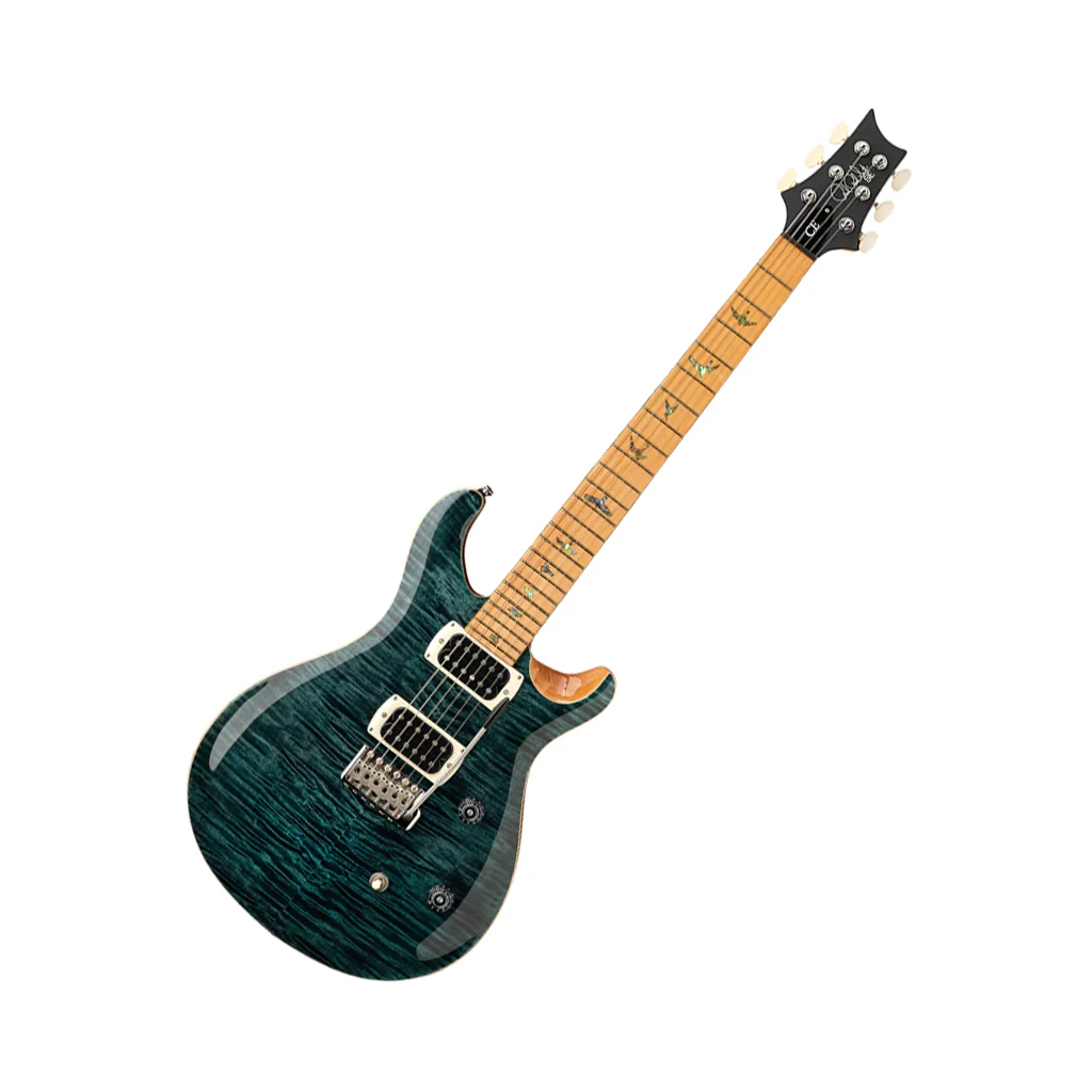 PRS SE CE24 Maple Top & Fretboard Electric Guitar - Slate Blue - Image 5
