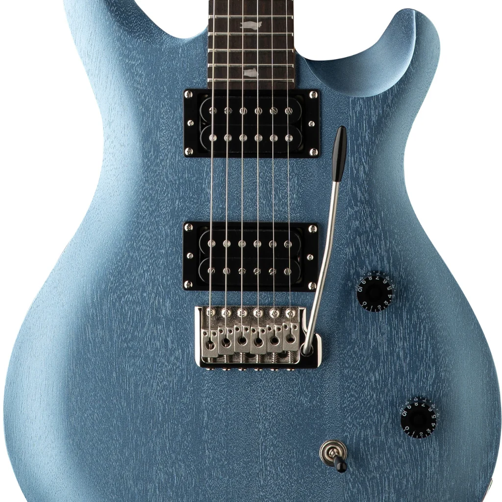 PRS SE CE24 Standard Satin Electric Guitar - Ice Blue Metallic - Image 7