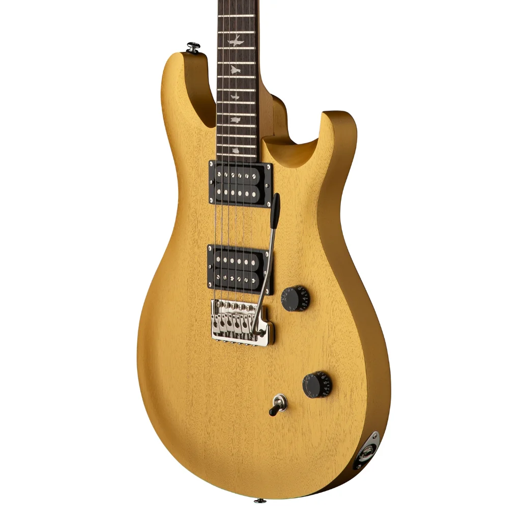 PRS SE CE24 Standard Satin Electric Guitar - Metallic Gold - Image 8