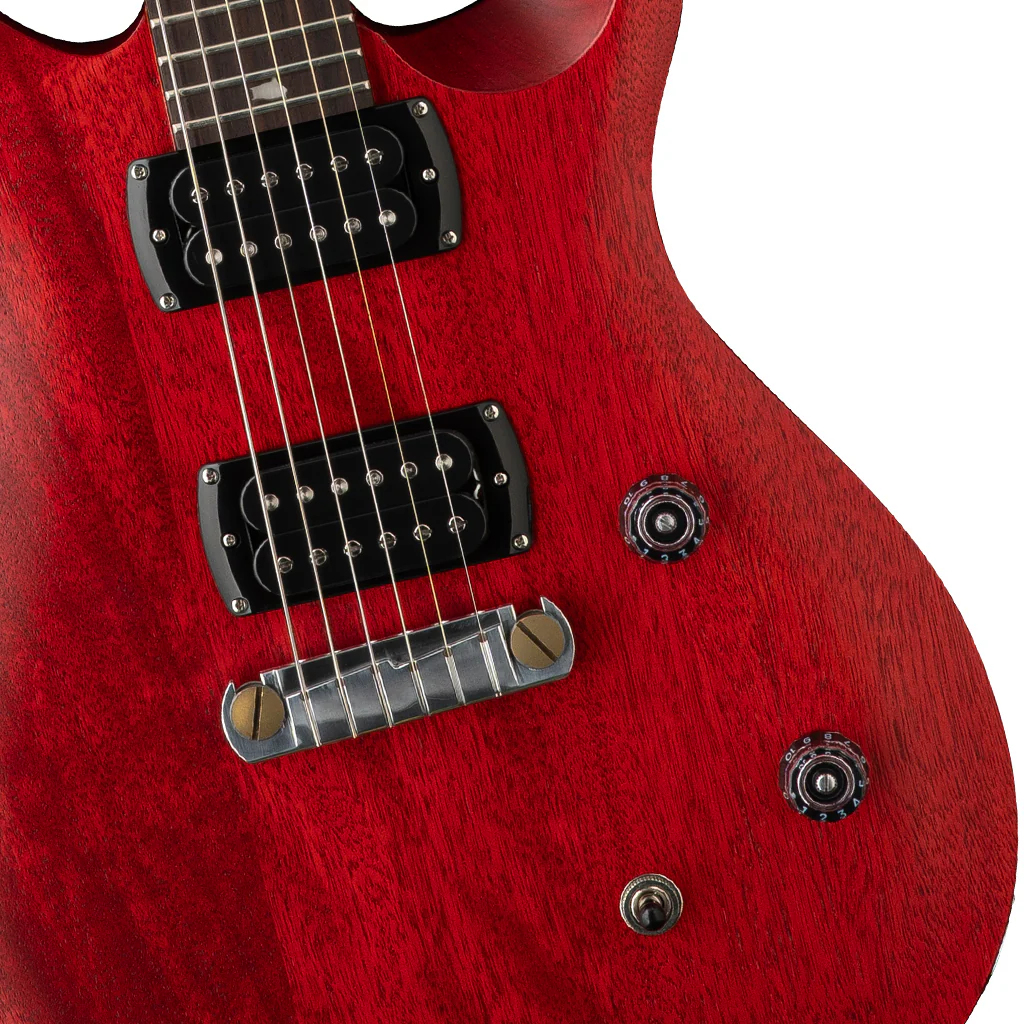 PRS SE CE24 Standard Satin Stoptail - Vintage Cherry - Image 6