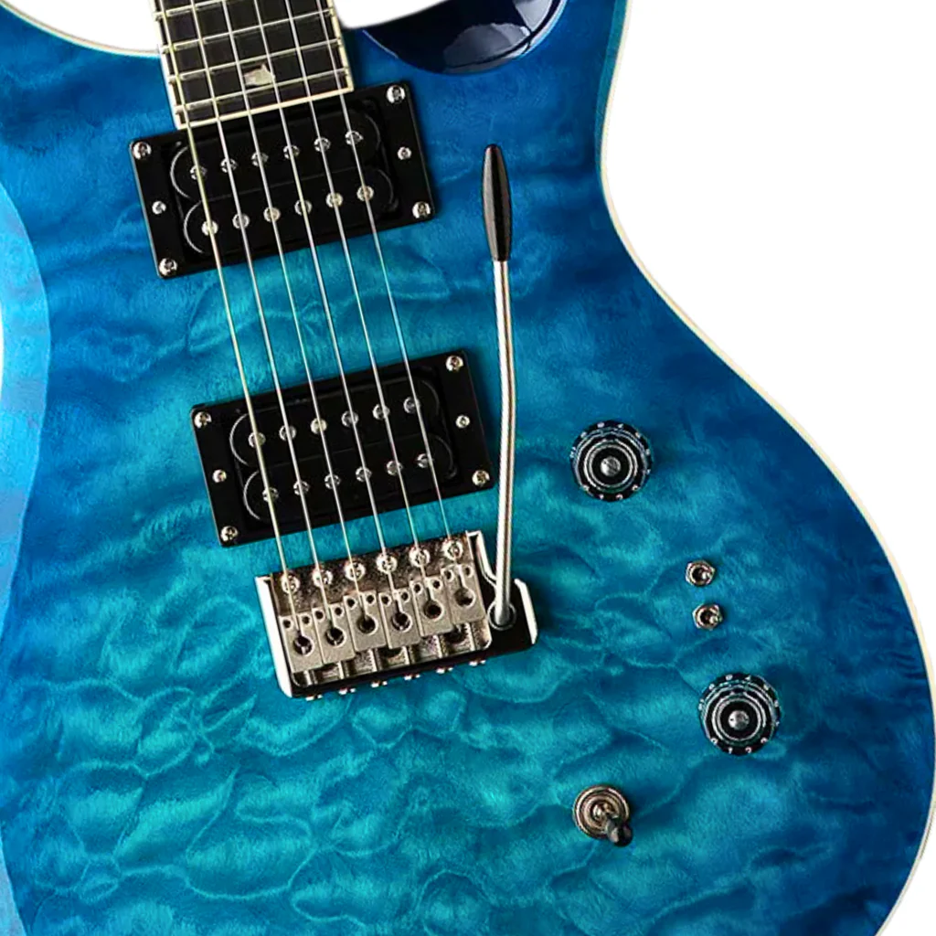 PRS SE Custom 24 08 Quilt - Lake Blue - Image 6