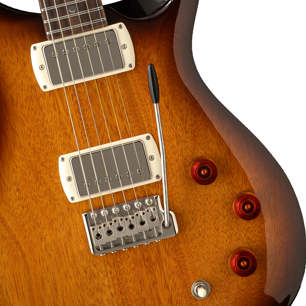 PRS SE DGT Standard Moon Inlays - McCarty Tobacco Sunburst - Image 6