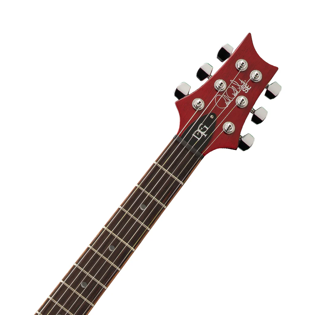 PRS SE DGT Standard Moon Inlays - Vintage Cherry - Image 4