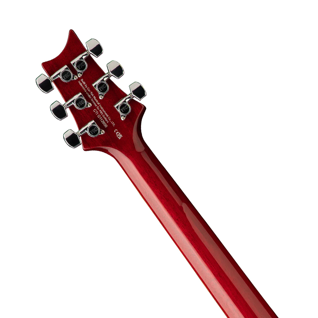 PRS SE DGT Standard Moon Inlays - Vintage Cherry - Image 5