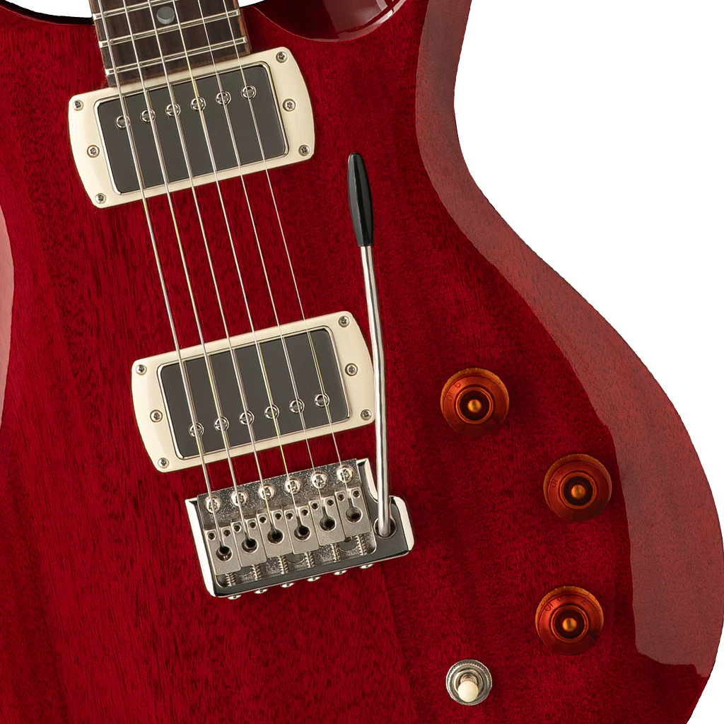 PRS SE DGT Standard Moon Inlays - Vintage Cherry - Image 6