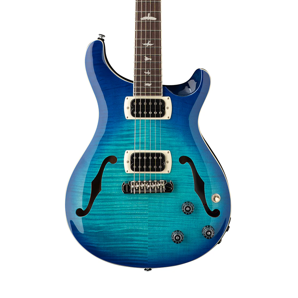 PRS SE Flatback Hollowbody I Piezo Electric Guitar - Lake Blue