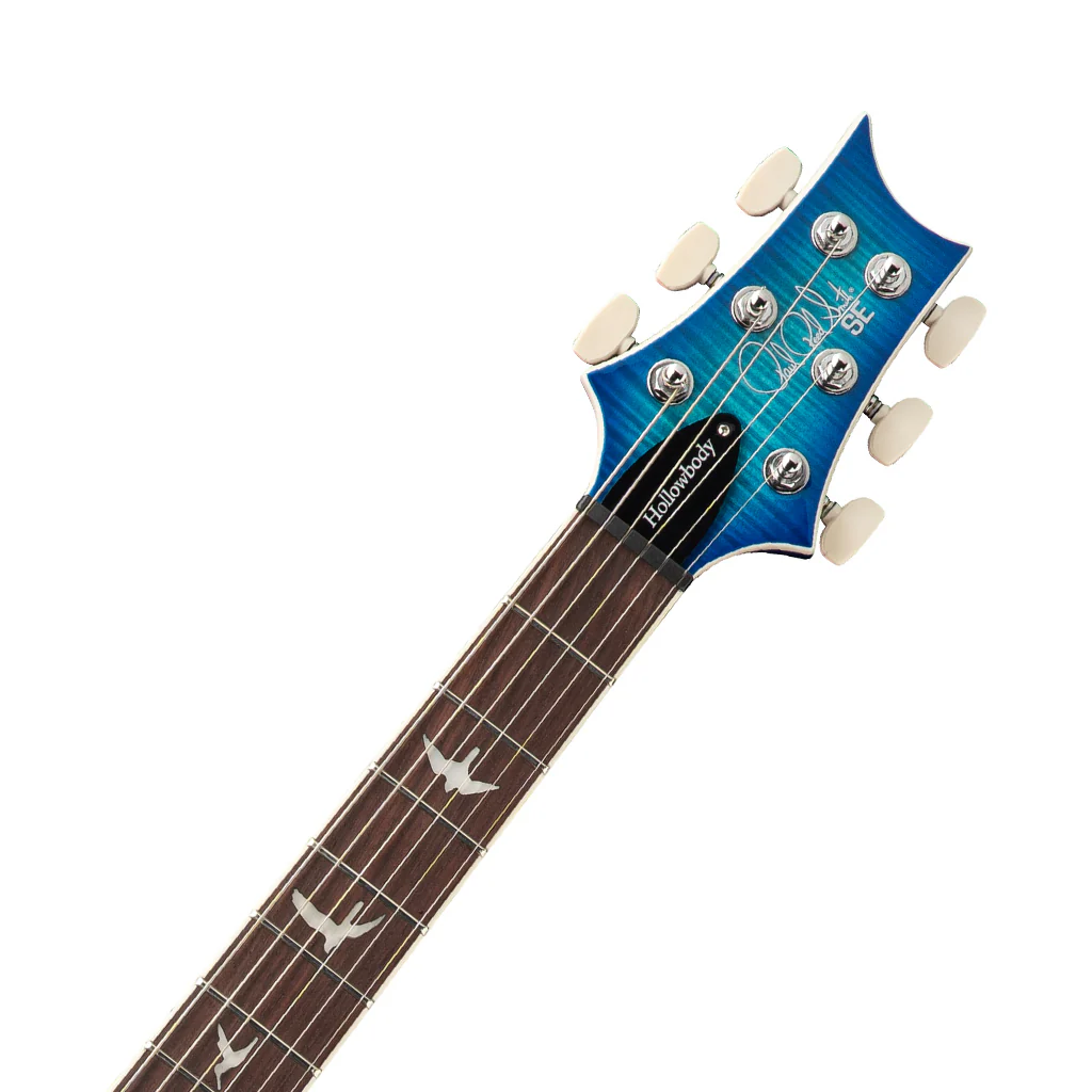 PRS SE Flatback Hollowbody I Piezo Electric Guitar - Lake Blue - Image 5