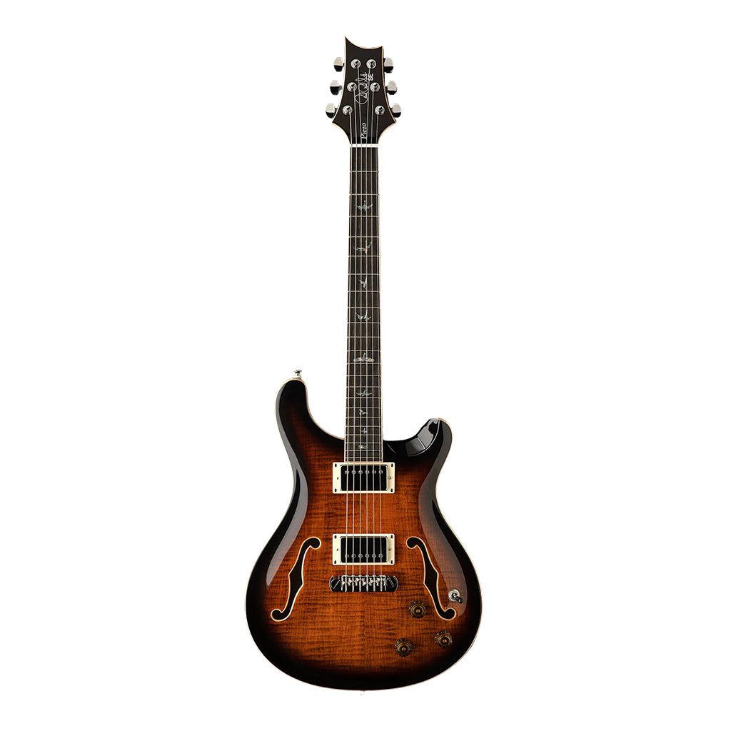 PRS SE Hollowbody II Piezo - Orange Tiger Smoke Burst - Image 2
