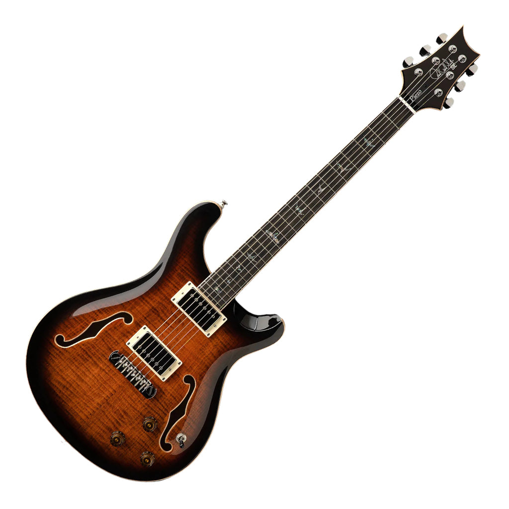 PRS SE Hollowbody II Piezo - Orange Tiger Smoke Burst - Image 5