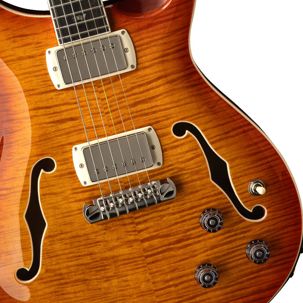 PRS SE Hollowbody II Piezo - Vintage Sunburst - Image 6