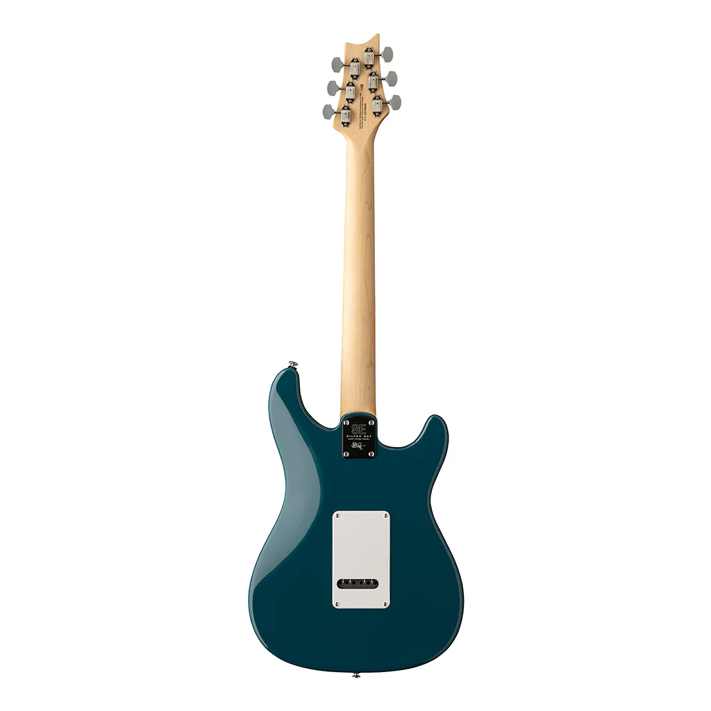 PRS SE Silver Sky Maple Fretboard Left Handed - Nylon Blue - Image 3