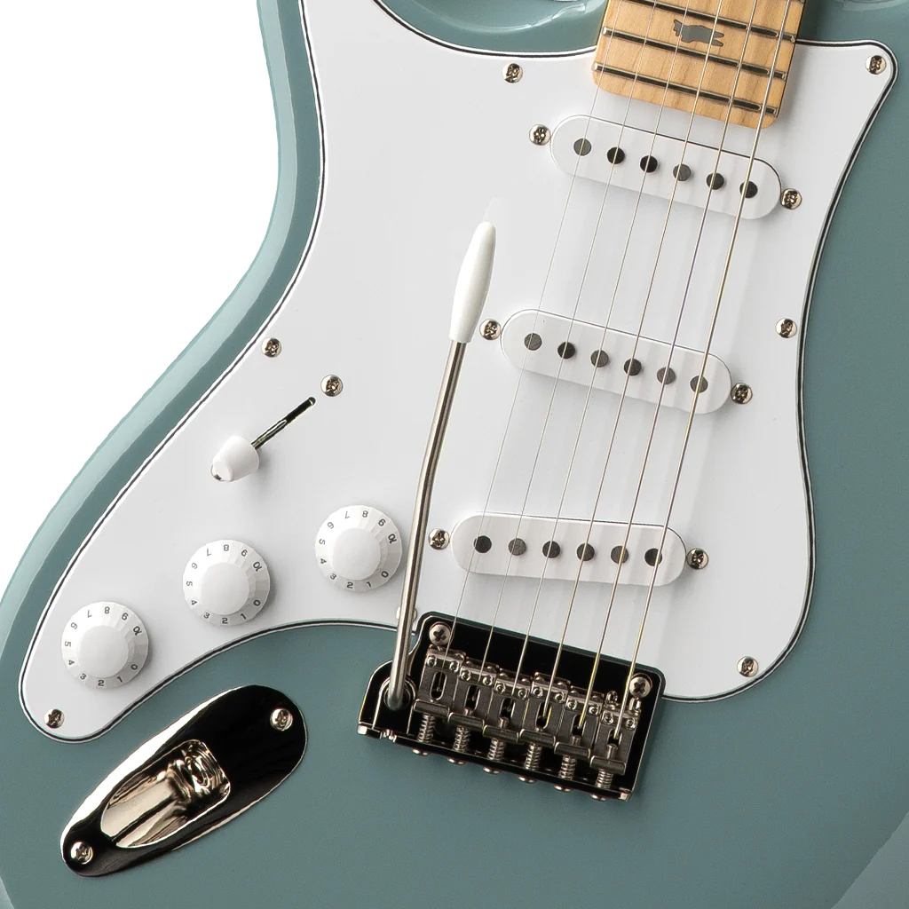 PRS SE Silver Sky Maple Fretboard Left Handed - Stone Blue - Image 6
