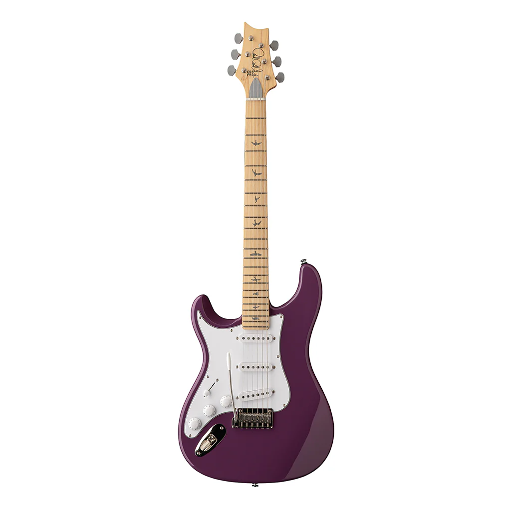 PRS SE Silver Sky Maple Fretboard Left Handed - Summit Purple - Image 2
