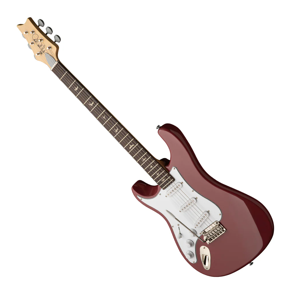 PRS SE Silver Sky Rosewood Fretboard Left Handed - Derby Red - Image 7