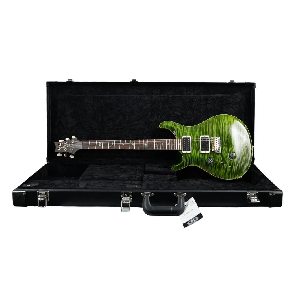 PRS Wood Library Custom 24 Left-Handed 10-Top Electric Guitar - Jade, Flame Top - Image 10