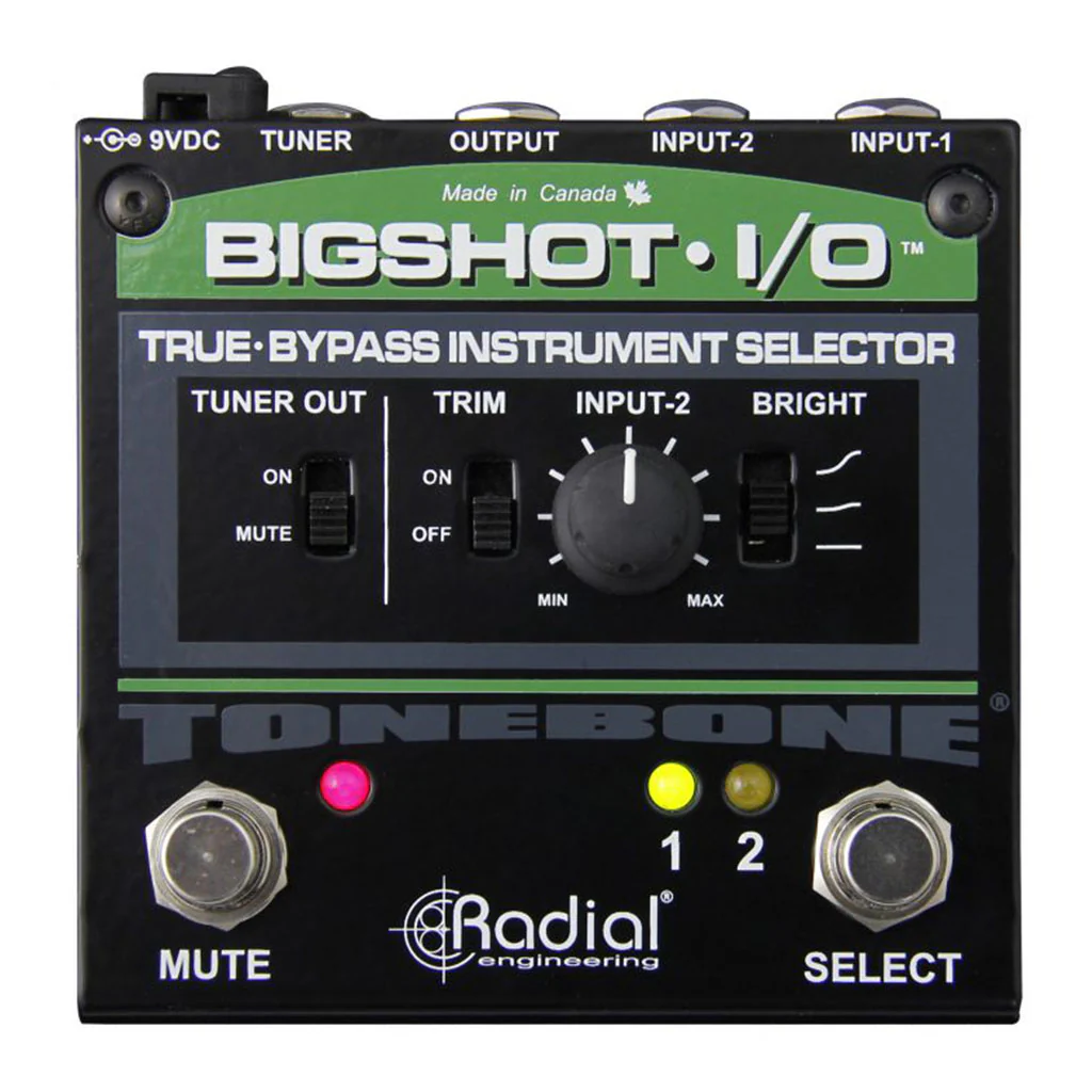 Radial BIGSHOT I/O - True Bypass Instrument Selector