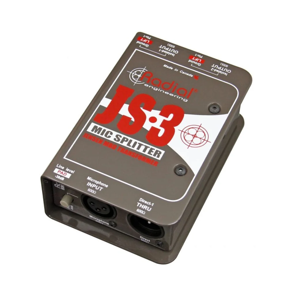Radial JS3 Passive Microphone Splitter - Image 2