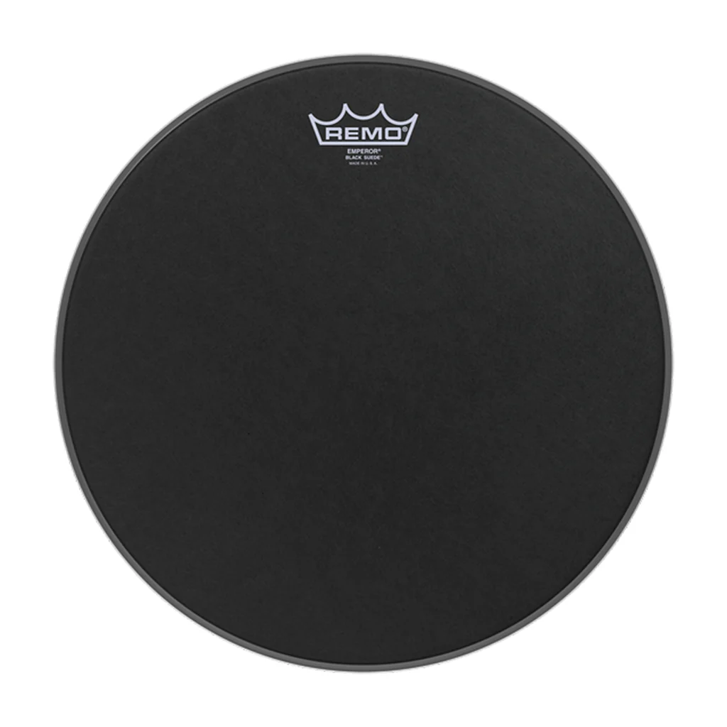 Remo 14" Emperor Black Suede
