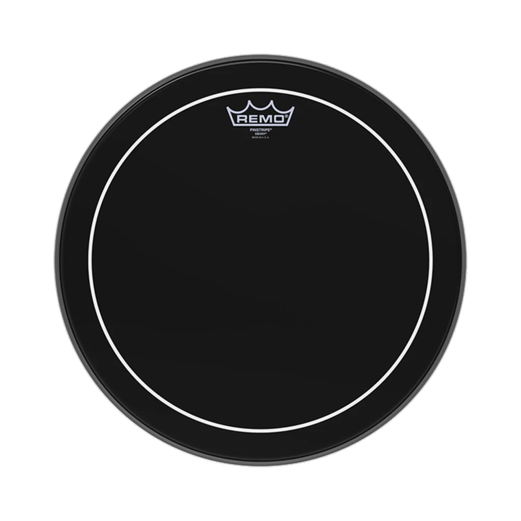 Remo 18" Pinstripe Ebony