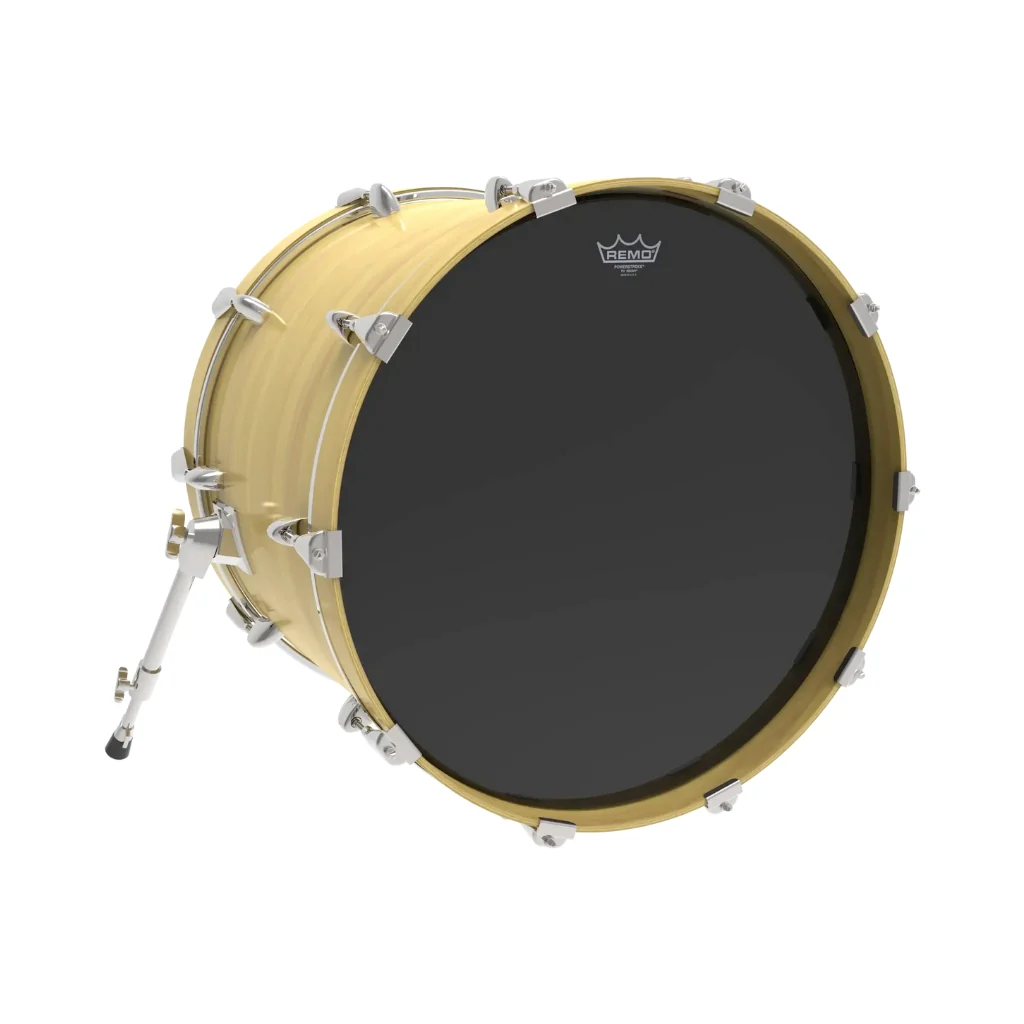 Remo 18" Powerstroke 3 Ebony - Bass Drum - Image 2