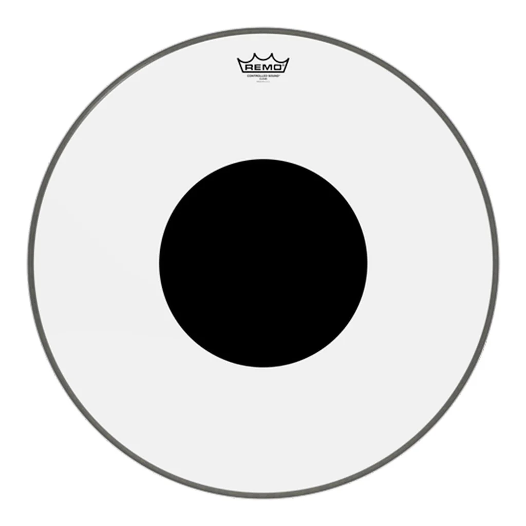 Remo 20" Control Sound Clear Black Dot Bass Drum
