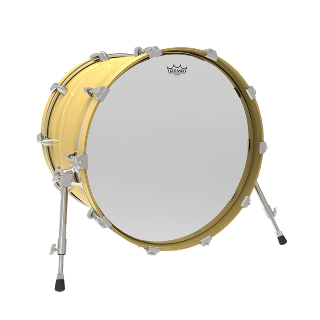 Remo 22" Starfire Chrome Bass Drum - Image 2