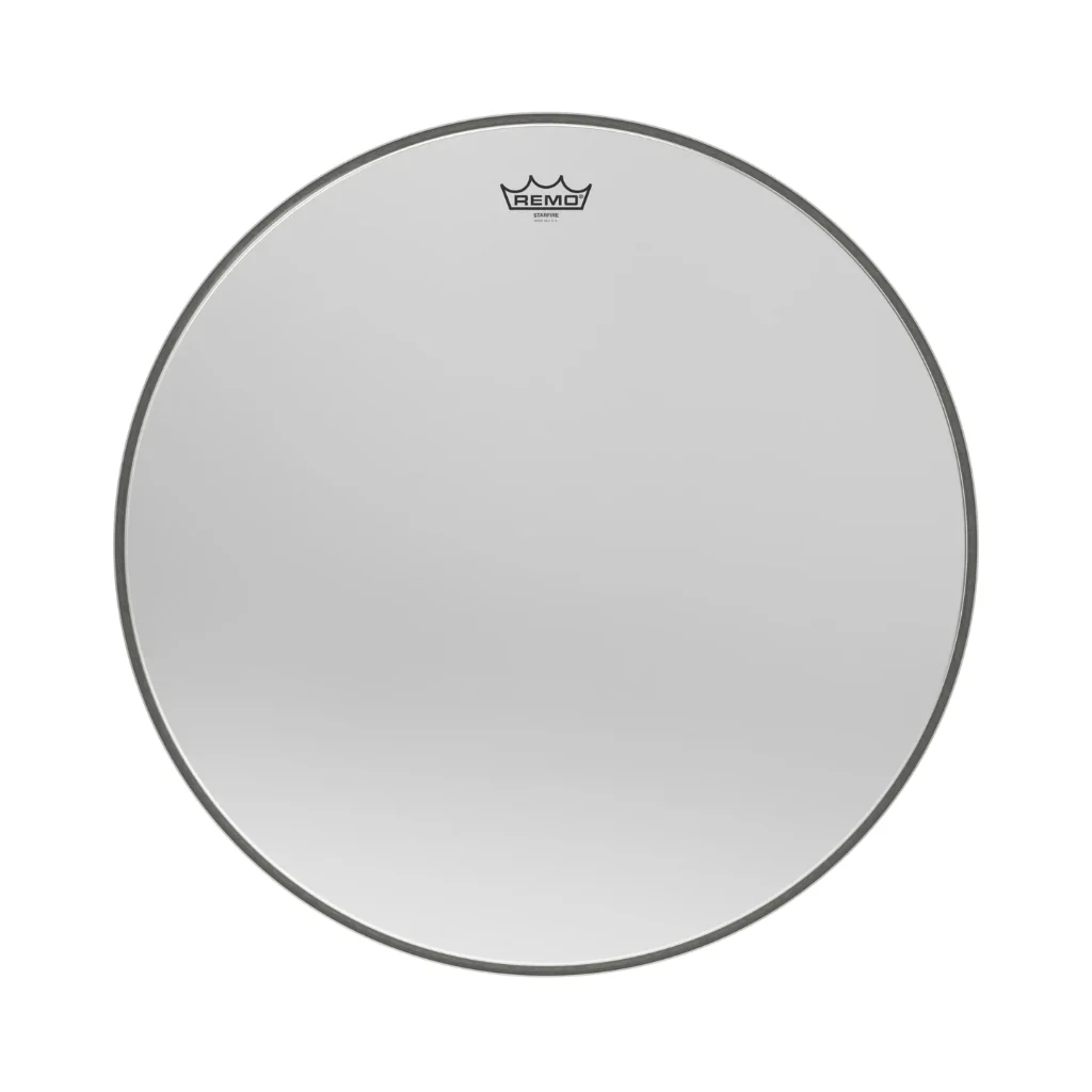 Remo Ambassador Starfire Chrome Bass Drumhead - 24 inch