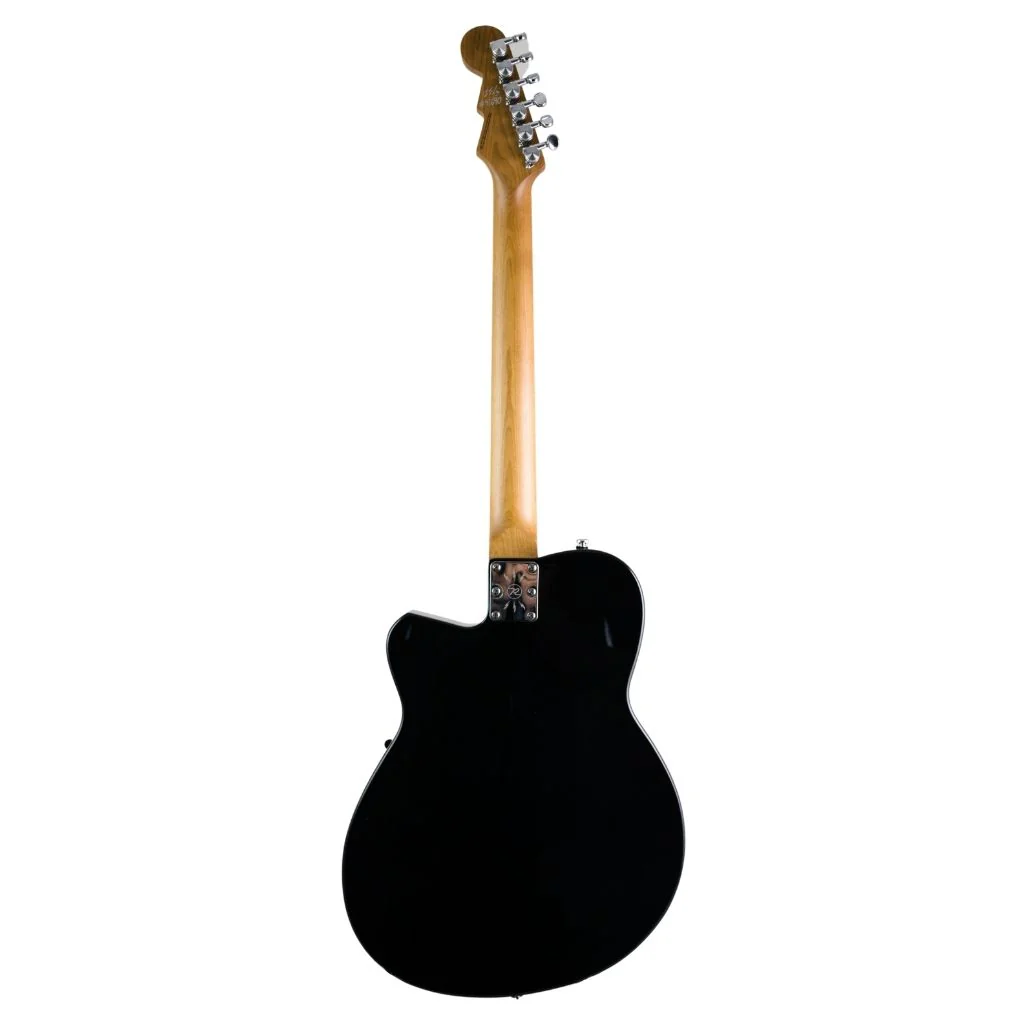 Reverend Club King 290 w/Bigsby - Midnight Black - Image 3