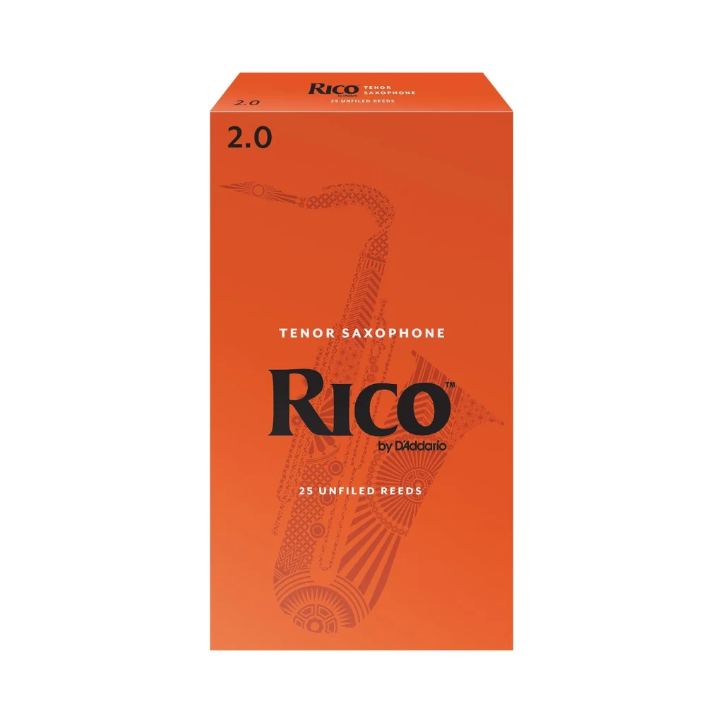 Rico by D'Addario Tenor Sax Reeds, Strength 2.0 - 25 Pack