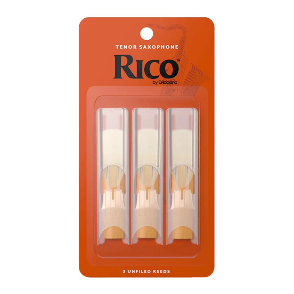 Rico by D'Addario Tenor Sax Reeds, Strength 3.5 - 3 Pack