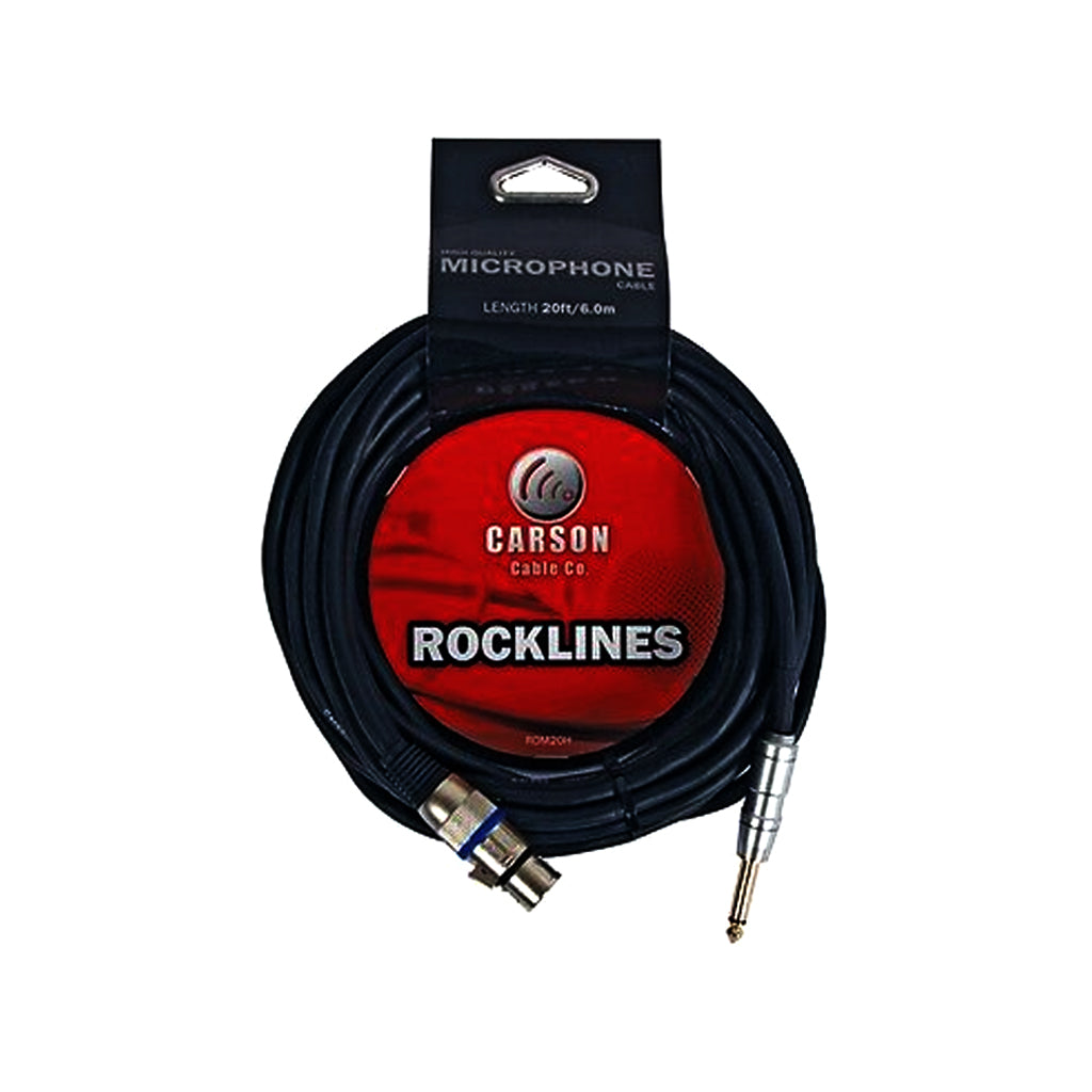 Rockline Audio Patch Cable 30ft XLR F to TS