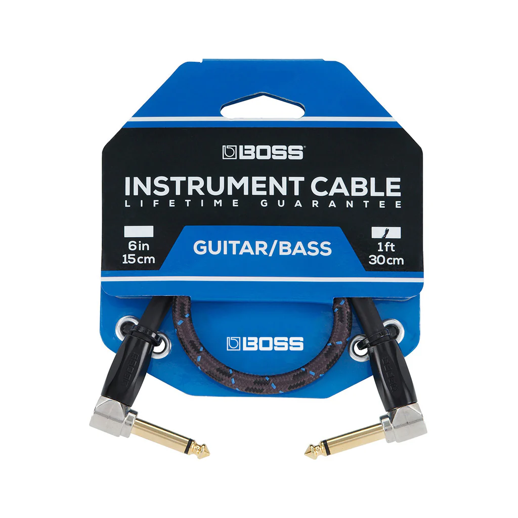 Roland BIC1AA 1ft Patch Cable - Angled/Angled