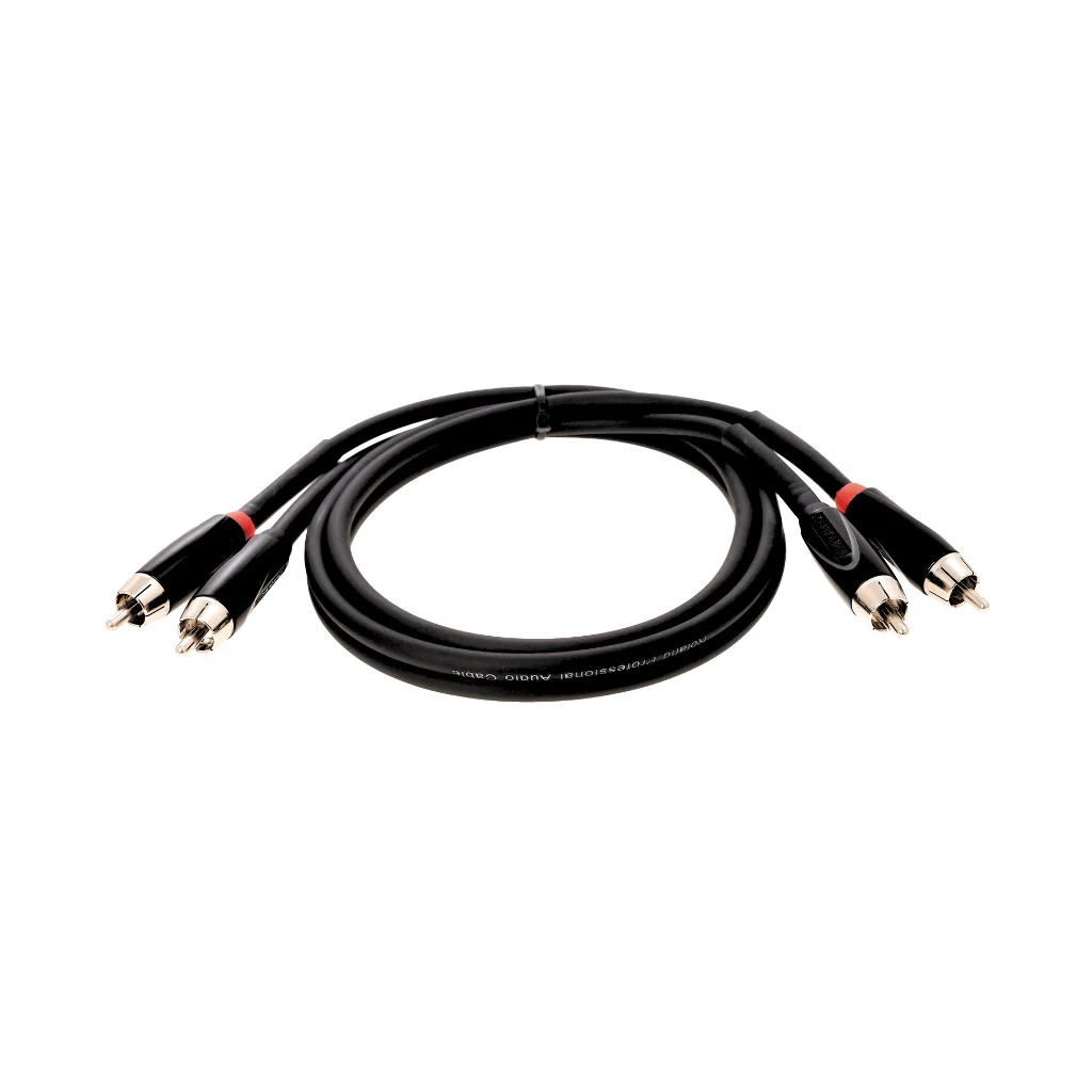 Roland RCC-10-2R2R 2RCA to 2RCA Black Series Dual RCA Cable 10ft