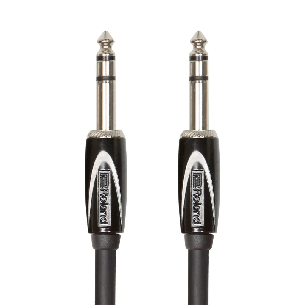 Roland RCC-10-TRTR 1/4-inch TRS Black Series Interconnect Cable 10ft - Image 3