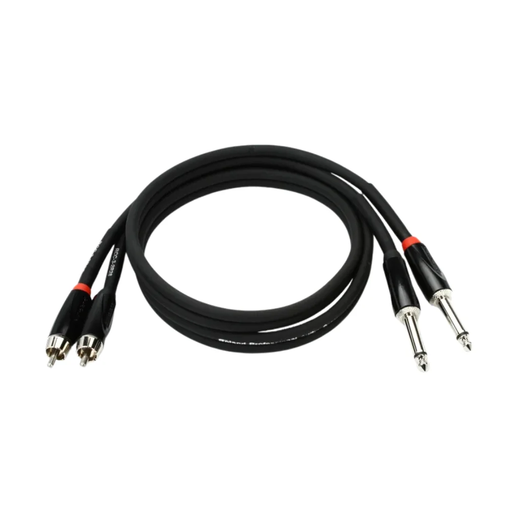 Roland RCC-3-2R28 Black Series Interconnect Cable 5ft