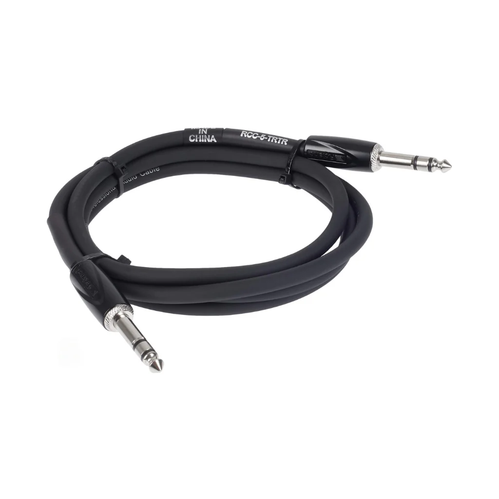 Roland RCC5TRTR 1/4-inch TRS Black Series Interconnect Cable 5ft