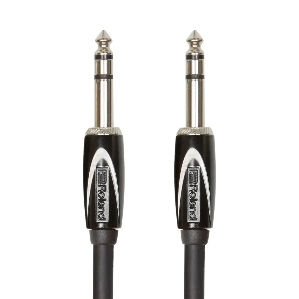 Roland RCC5TRTR 1/4-inch TRS Black Series Interconnect Cable 5ft - Image 2