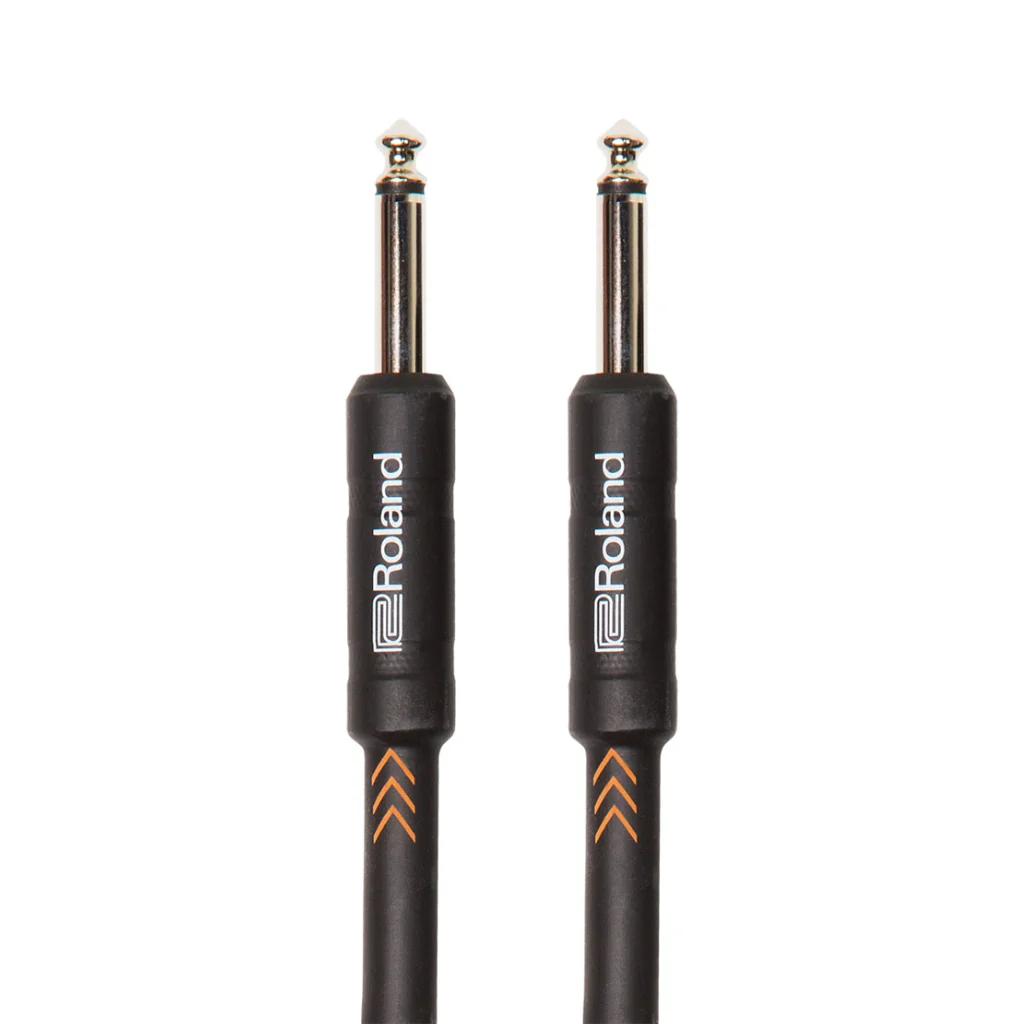 Roland RIC-B15 Straight 1/4-inch Black Series Instrument Cable 15ft - Image 2