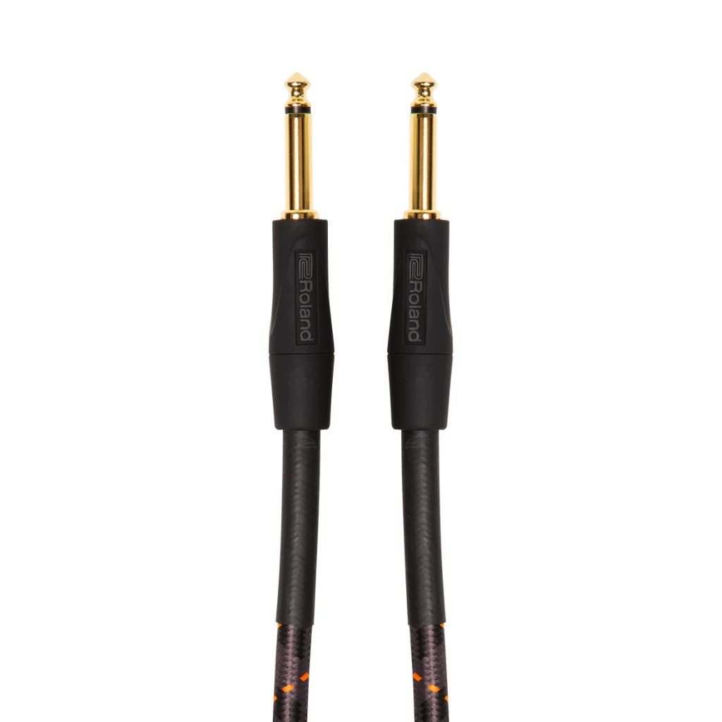 Roland RIC-G3 Straight 1/4-inch Gold Series Instrument Cable 3ft - Image 2