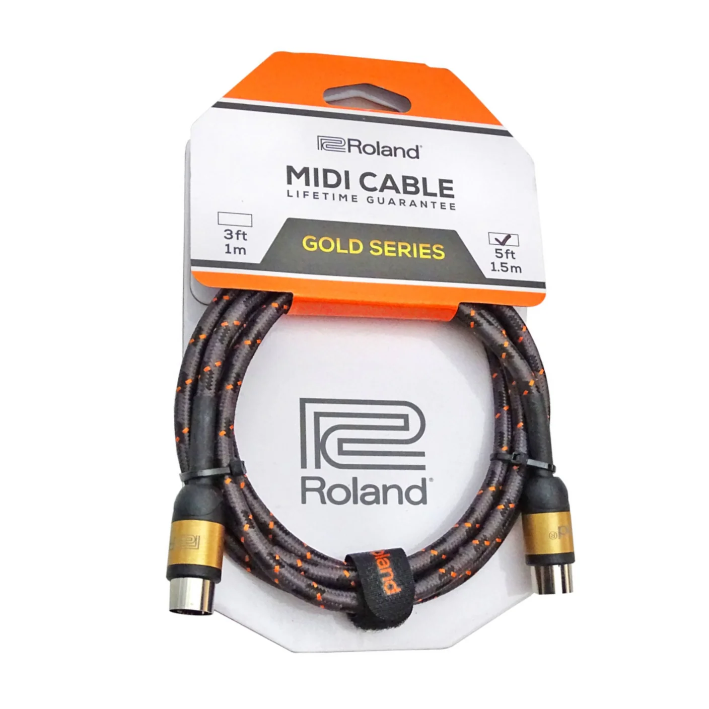 Roland RMIDI-G5 Gold Series Straight to Same MIDI Cable 5ft