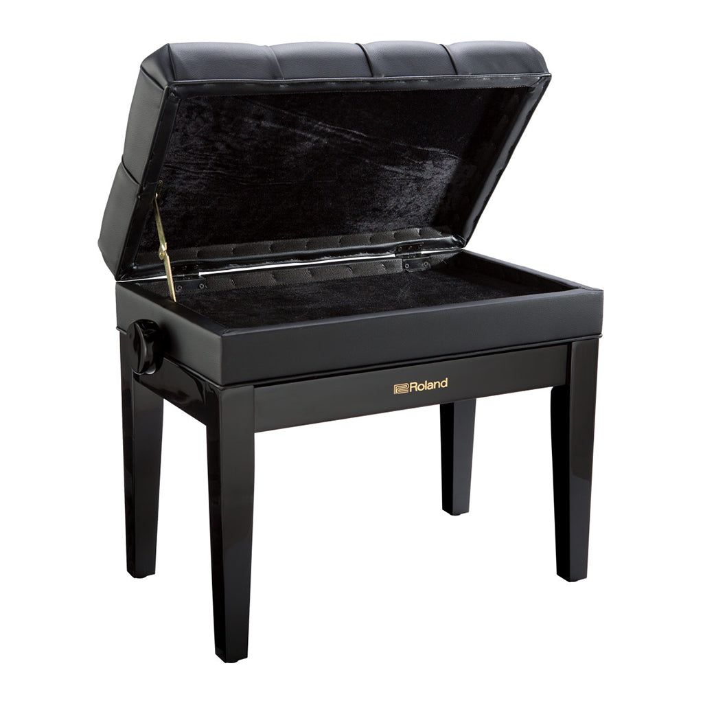 Roland RPB500 Deluxe Piano Bench - Polished Ebony - Image 2