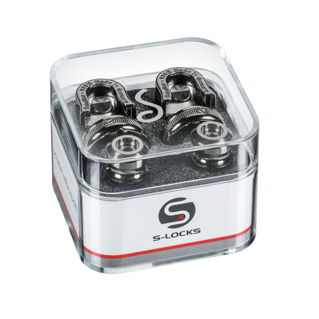 Schaller S-Locks Security Strap Locks - M, Ruthenium - Image 2