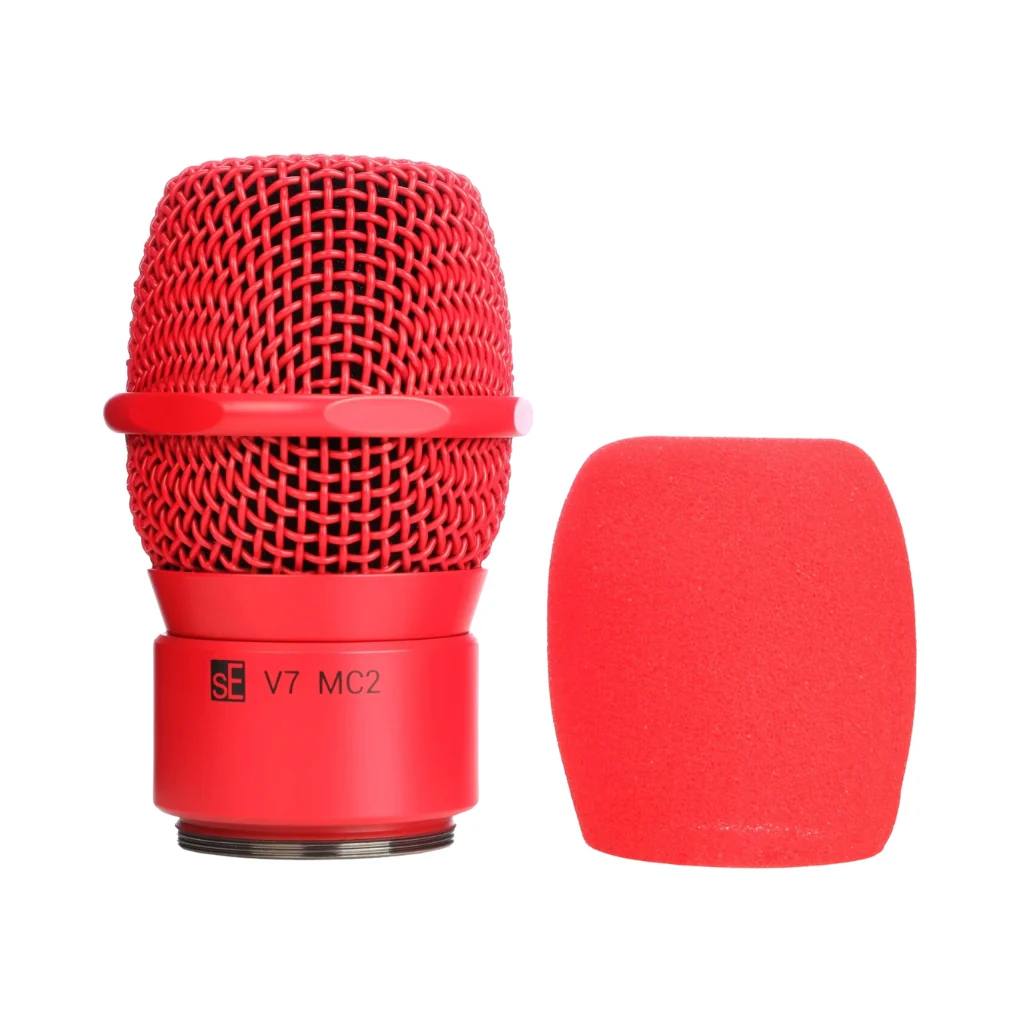 sE Electronics V7 MC2 Capsule for Sennheiser Wireless - Red - Image 5