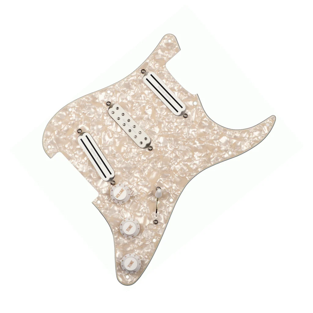 Seymour Duncan Dave Murray Pickguard Assembly Hot Rails/JB Jr. Pickups - Pearloid