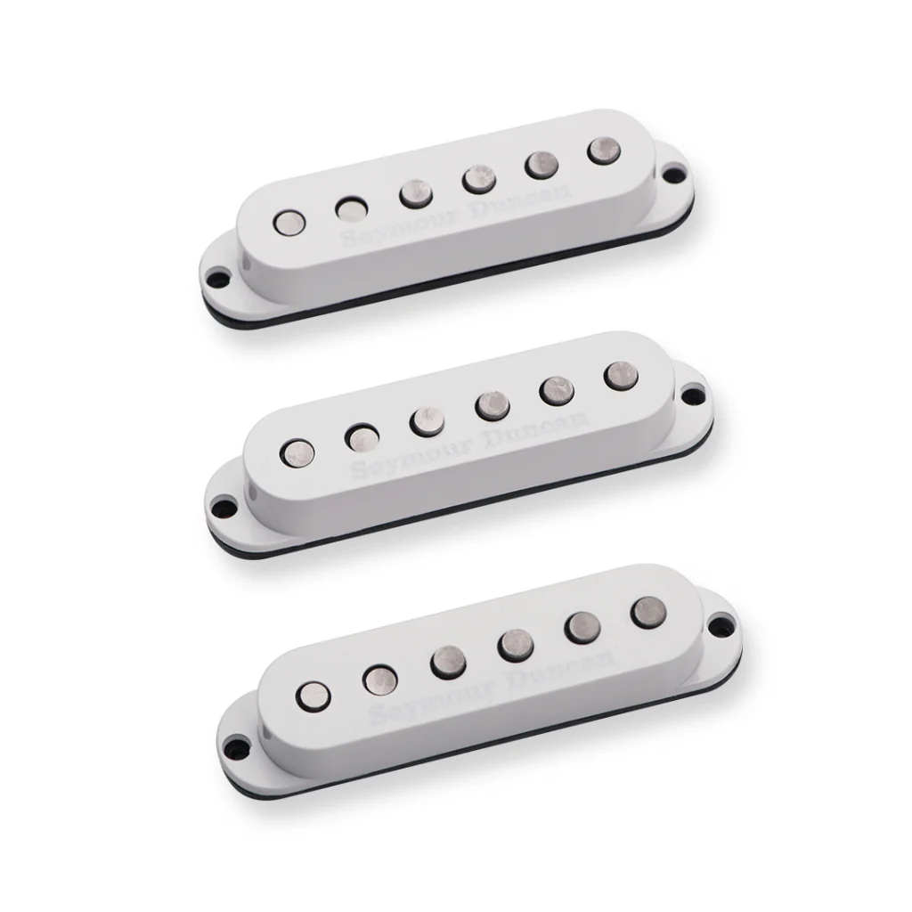 Seymour Duncan SSL-5L Custom Staggered Strat Single Coil California Left Pickup Set - White