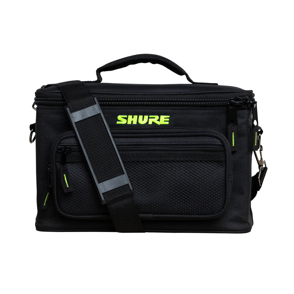 Shure By Gator SH-MICBAG04 Padded Microphone Bag - Holds Up to 4 Mics